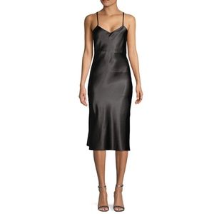 NWOT Lea & Viola Deep V Satin Slip Dress